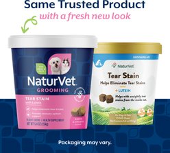 NaturVet Tear Stain Grooming Bacon & Chicken Flavored Supplement for Dogs & Cats, 70 count slide 2 of 8