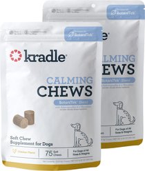Kradle Calming Chews Chicken Flavored Soft Chew Supplement for Dogs, 150 count bundle slide 1 of 9