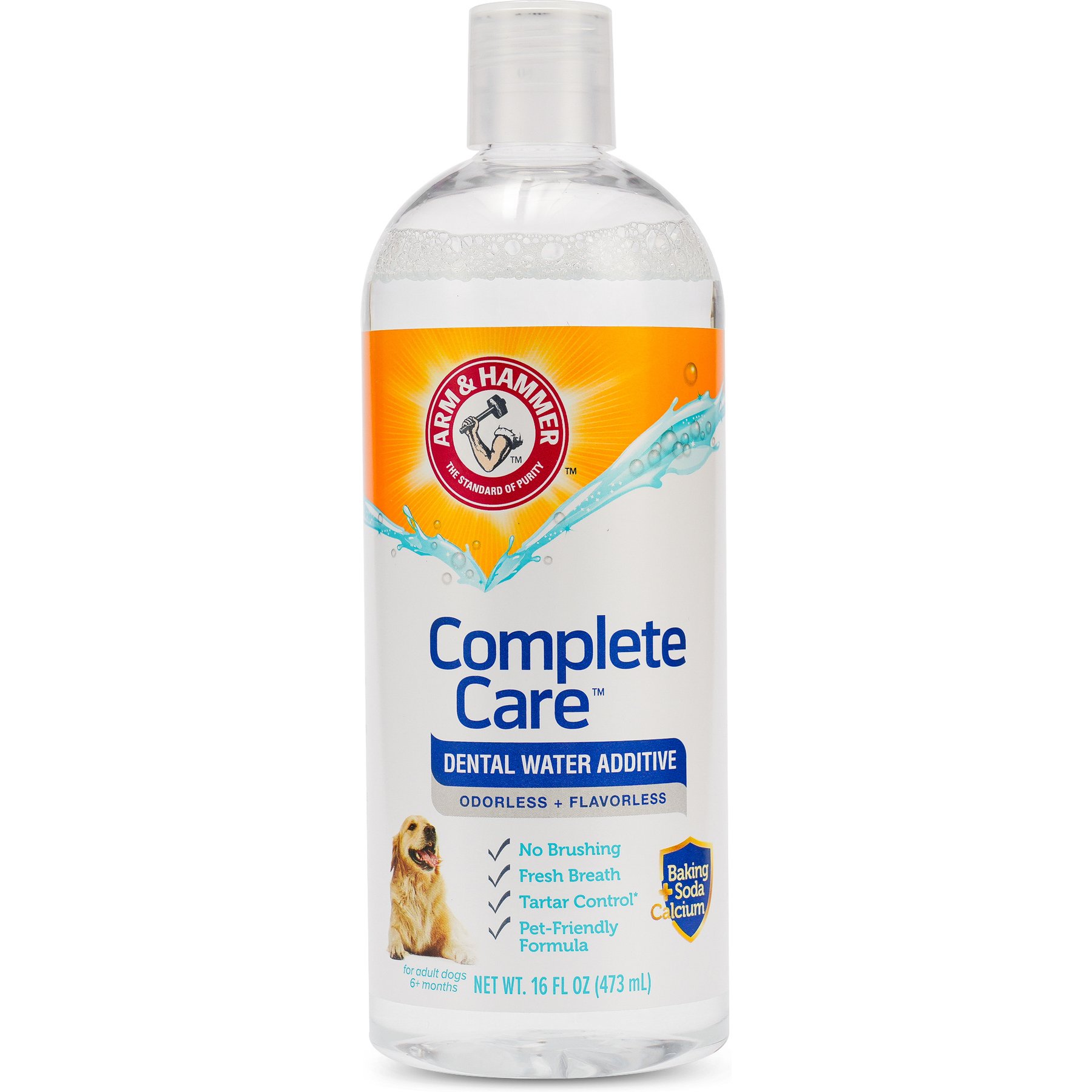 Arm & Hammer Products Complete Care Odorless & Flavorless Dog Dental Rinse, 16-oz bottle