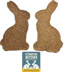The Country Butcher Bunny Burgers Gluten-Free Chicken Blend Recipe Dog Natural Chew Treats, 2-oz bag, 2 count