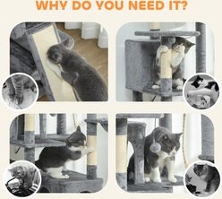 Zeus & Ruta Multi-Level 69-in Cat Tree Tower, Dark Gray slide 2 of 7