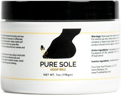 Pure Sole Hoof Wax Horse Hoof Care, 7-oz tin