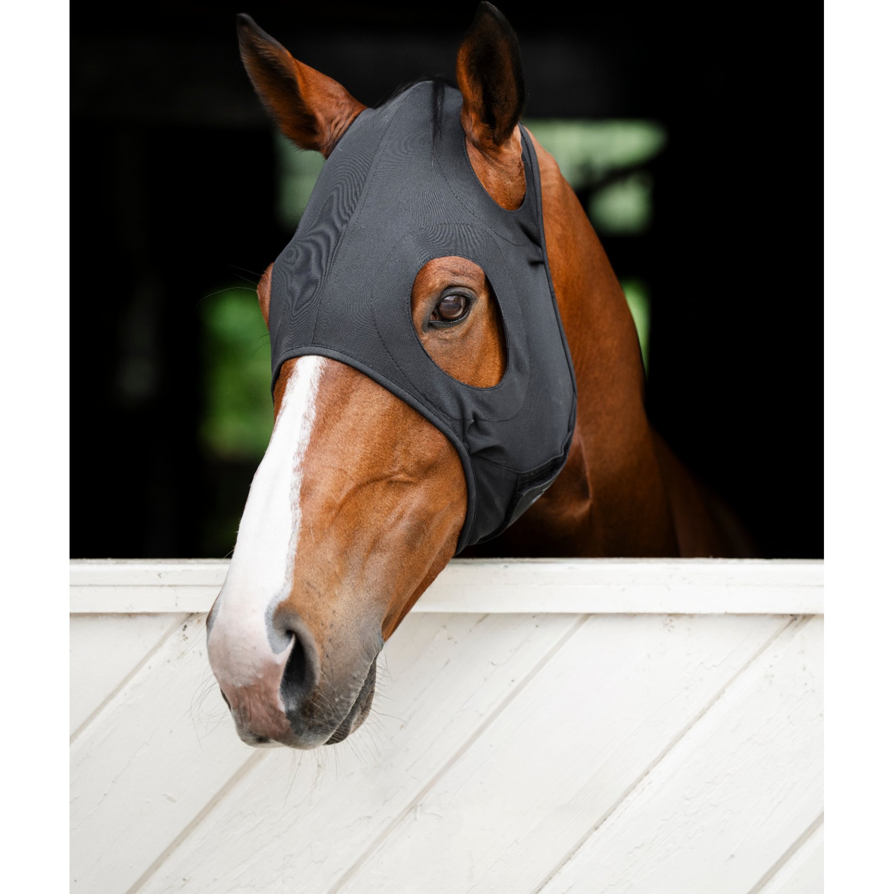 Horseware Ionic Calming Horse Face Mask, Black, Large