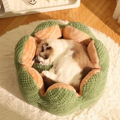 NonoPets Plush Flower Dog & Cat Bed, Large