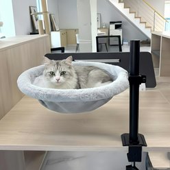 NonoPets 360° Rotating Desk-Mounted Dog & Cat Hammock Bed