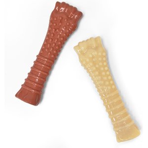 Nylabone Power Chew Original & Bacon Flavored Dog Chew Toys Aggressive Chewers Bundle, X-Large, 2 count