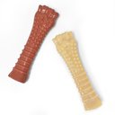 Nylabone Power Chew Original & Bacon Flavored Dog Chew Toys Aggressive Chewers Bundle, X-Large, 2 count