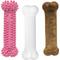 Show in main carousel: Nylabone Puppy Chew Variety Toy & Treat Triple Pack Pink, Small slide 1 of 11
