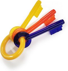 Nylabone Just for Puppies Teething Chew Toy Keys Bacon, X-Small 