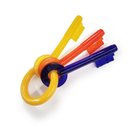 Nylabone Just for Puppies Teething Chew Toy Keys Bacon, Medium
