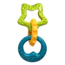 Nylabone Puppy Power Chew Teething Toy Rings Dogs Bacon Yellow, Small 