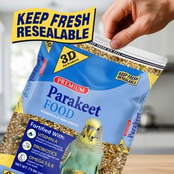 3-D Parakeet Food, 7.5-lb bag slide 2 of 9