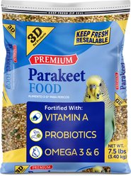 3-D Parakeet Food, 7.5-lb bag