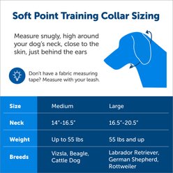 PetSafe Soft Point Martingale Dog Training Collar, Black, Medium slide 2 of 7