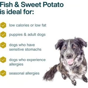JustFoodForDogs Fish & Sweet Potato Recipe Frozen Human-Grade Fresh Dog Food, 72-oz pouch, case of 7