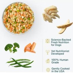 JustFoodForDogs Puppy Variety Pack Fish & Chicken Fresh Puppy Food, 18-oz pouch, case of 7 slide 2 of 9