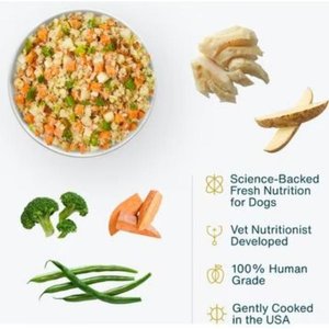 JustFoodForDogs Fish & Sweet Potato Recipe Frozen Human-Grade Fresh Dog Food, 72-oz pouch, case of 7