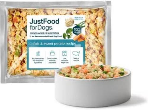 Fish & Sweet Potato Recipe Frozen Human-Grade Fresh Dog Food, 18-oz pouch, case of 7