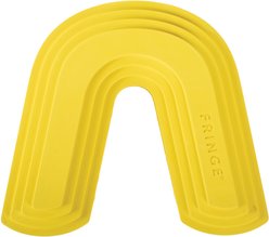 Fringe Studio Color Me Happy Rubber Dog Chew Toy, Yellow