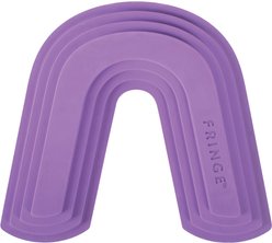 Fringe Studio Color Me Happy Rubber Dog Chew Toy, Purple