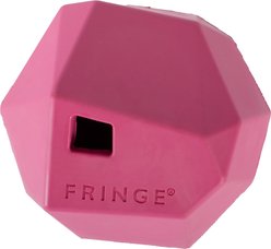 Fringe Studio Having a Ball Rubber Treat Dispensers Dog Toy, Hot Pink