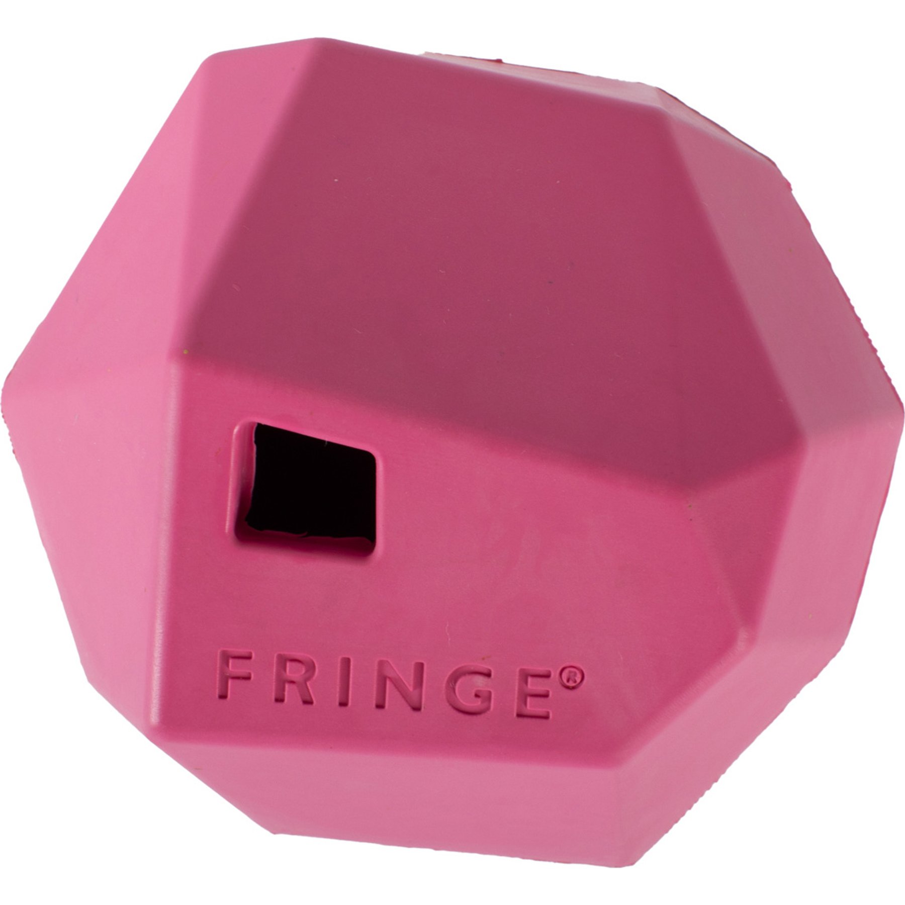 Fringe Studio Having a Ball Rubber Treat Dispensers Dog Toy, Hot Pink