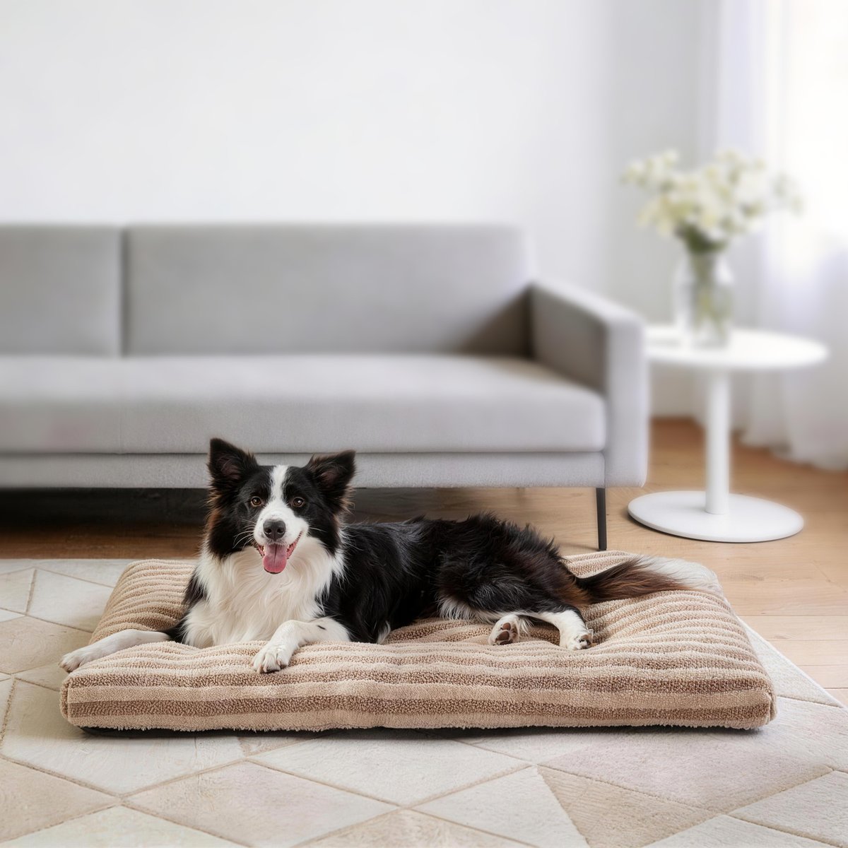 AIPERRO Pillow Dog Bed, Brown, Large: 35-in