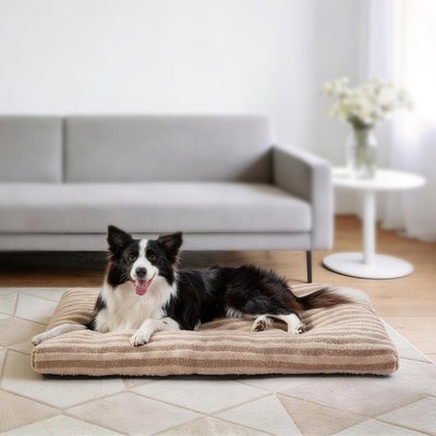 AIPERRO AIPERRO Pillow Dog Bed, Brown, Large: 35-in