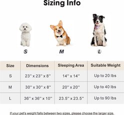 AIPERRO Plush Donut Round Dog Bed, Brown, Large slide 2 of 8