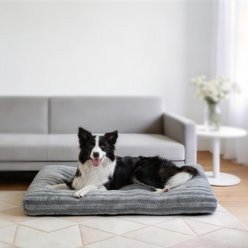 AIPERRO Pillow Dog Bed, Grey, Large: 35-in