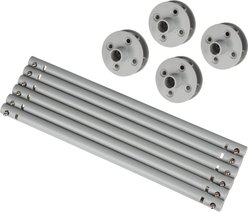 Kitty City 2.0 Mega Kit Modular Cat Furniture Pipes & Joints Replacement Parts, Grey