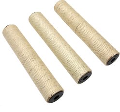 Kitty City 2.0 Mega Kit Sisal Cat Scratching Post Replacements, Tan, 3 count