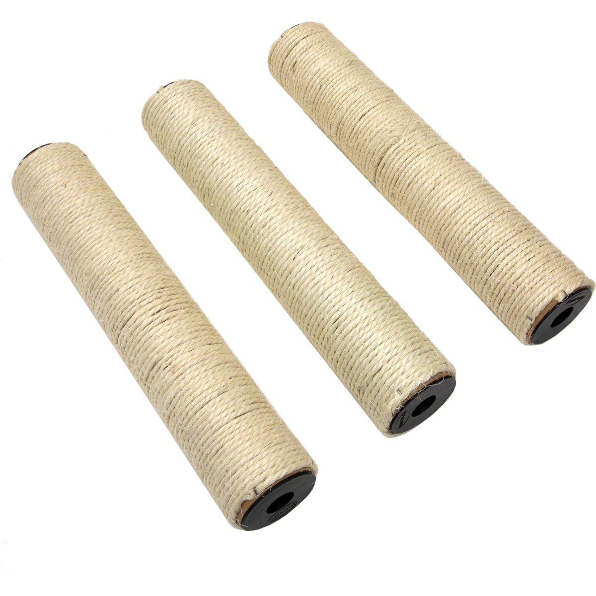 Kitty City 2.0 Mega Kit Sisal Cat Scratching Post Replacements, Tan, 3 count