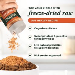 Instinct RawBoost Shakers Gut Health Chicken Recipe Grain-Free Freeze-Dried Dog Food Topper, 5.5-oz bottle slide 2 of 8