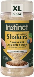 Instinct Raw Boost Shakers Cage-Free Chicken Recipe Grain-Free Freeze-Dried Dog Food Topper, 5.5-oz bottle