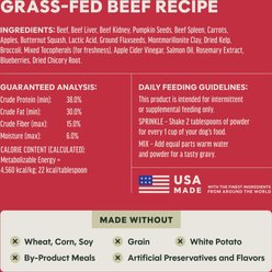 Instinct RawBoost Shakers All Natural Beef Recipe Grain-Free Freeze-Dried Dog Food Topper, 5.5-oz bottle slide 2 of 9