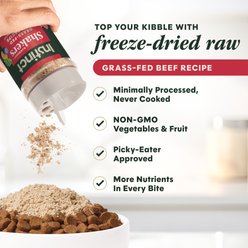 Instinct RawBoost Shakers All Natural Beef Recipe Grain-Free Freeze-Dried Dog Food Topper, 5.5-oz bottle slide 2 of 8