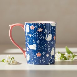 10 Strawberry Street Kitty Kat Lylah Mug, 18-oz, 4 count slide 2 of 8