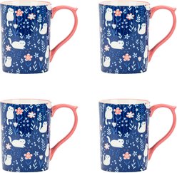10 Strawberry Street Kitty Kat Lylah Mug, 18-oz, 4 count slide 1 of 8