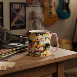 10 Strawberry Street Rockstar Cats Bella Mug, 18-oz, 4 count slide 2 of 9