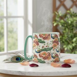 10 Strawberry Street Peacock Royale Bella Mug, 18-oz, 4 count slide 2 of 8