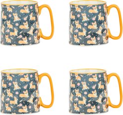 10 Strawberry Street Corgie Mug Delight Bella Mug, 18-oz, 4 count slide 1 of 7