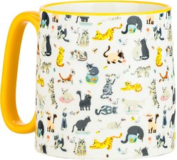 10 Strawberry Street Cat Frolic Bella Mug, 18-oz, 4 count slide 2 of 5