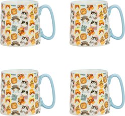 10 Strawberry Street Cat Dress Up Bella Mug, 18-oz, 4 count slide 1 of 7