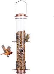 MIXXIDEA 6 Port Metal Tube Bird Feeder