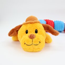 Patchwork Pet Dogapillar Squeaky Plush Dog Toy, Multicolor, 35-in slide 2 of 2