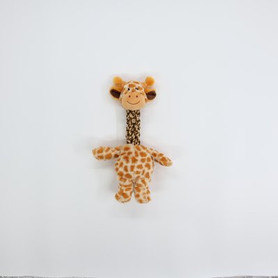 Patchwork Pet Patchwork Pet Giraffe Squeaky Tug & Toss Dog Toy, Yellow, 15-in