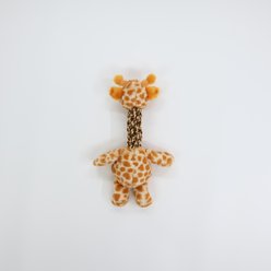 Patchwork Pet Giraffe Squeaky Tug & Toss Dog Toy, Yellow, 15-in slide 2 of 3