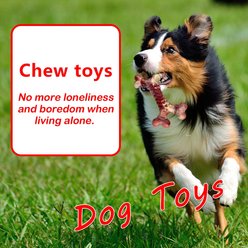 Kseroo Beef Flavored Nylon Bone Shaped Dog Chew Toy, Brown slide 2 of 8