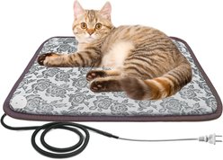 Golopet Power-on Instant-Heat Dog & Cat Heating Pad with Power Line Protection Tube, Small: 18 x 18-in
